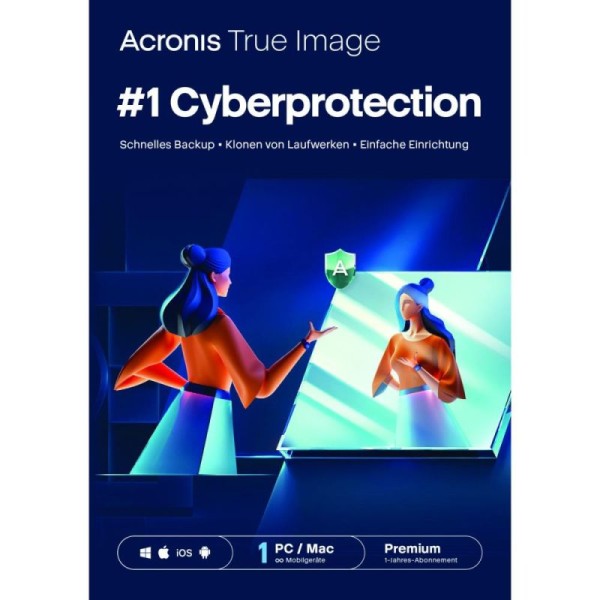 Acronis True Image 2021 Premium | 1TB Cloud | 1 year