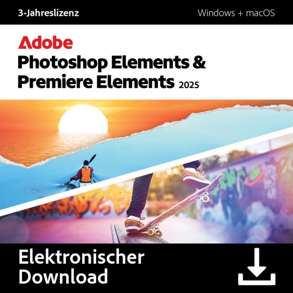 Adobe Photoshop & Premiere Elements 2023 | Windows / MAC