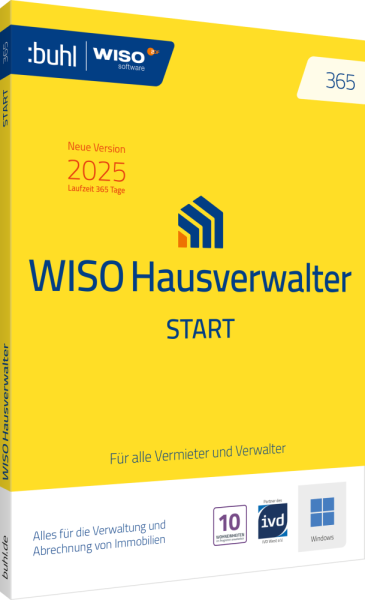 WISO Hausverwalter 365 Start (Version 2025) | Windows